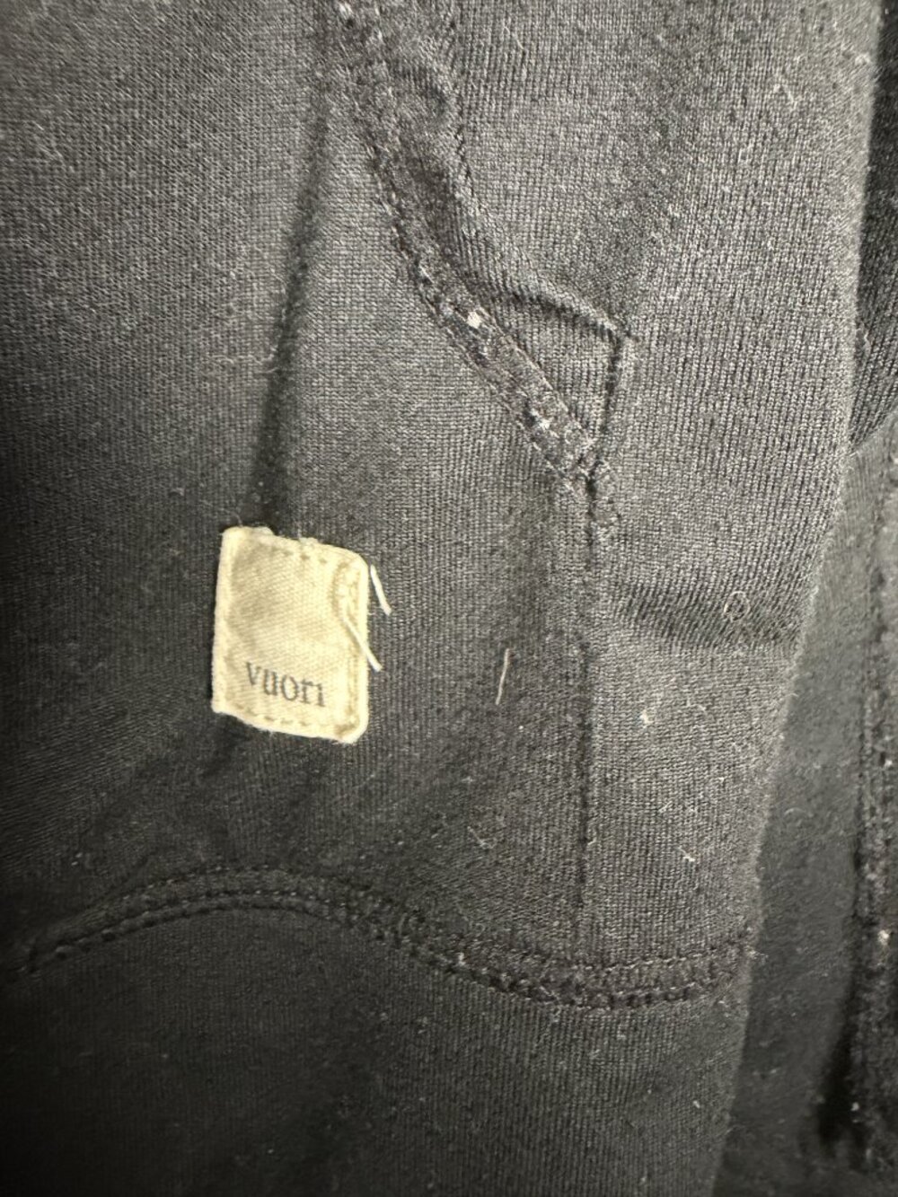 Vuori Black Full Zip Hoodie - XS (based on measurements)- MSRP $110 - Picture 7 of 8